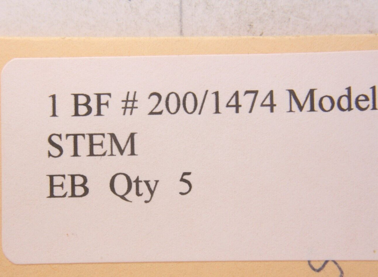 Swiss watch stems -E. BETTACK 8800, 8801, 8816, Bestfit # 200/1474