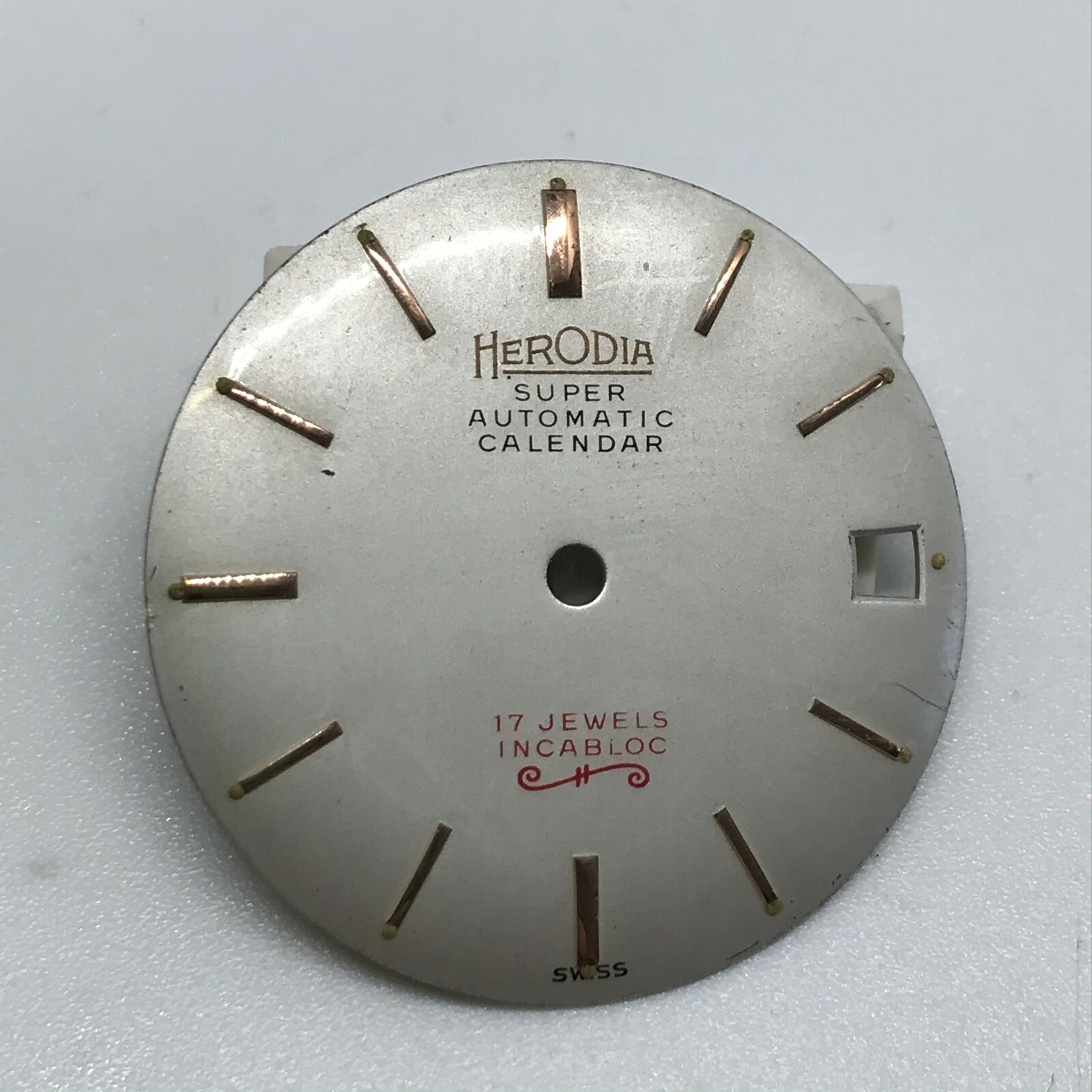 Herodia vintage dial 28mm PARTS REPAIRS swiss made