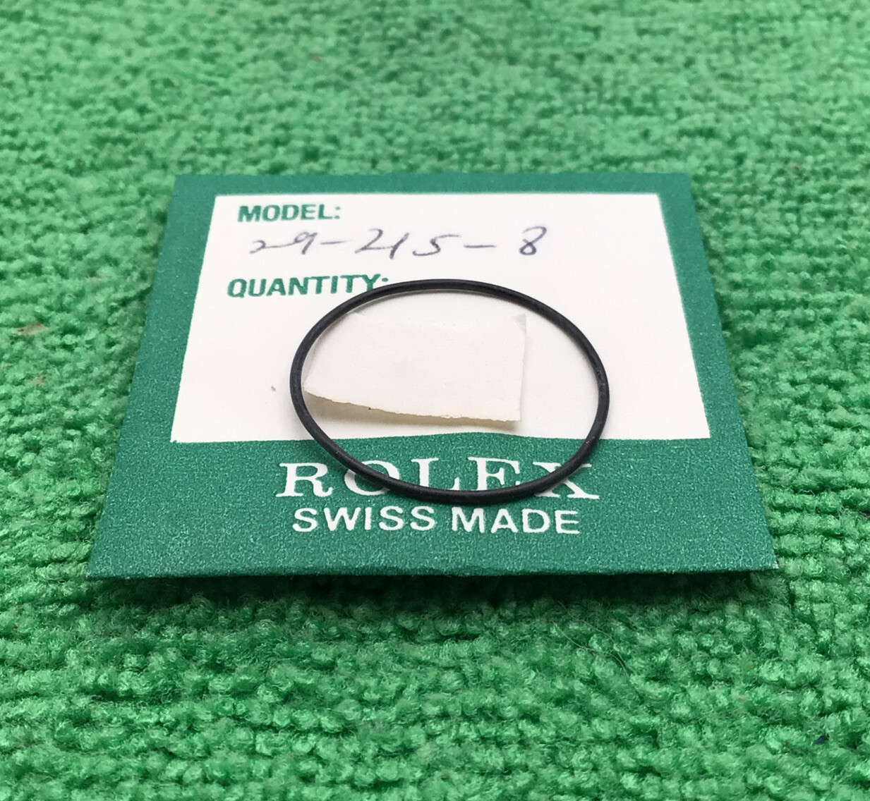 Rolex Back Gasket 29-215-8 (1) Genuine Case Back O Ring NOS