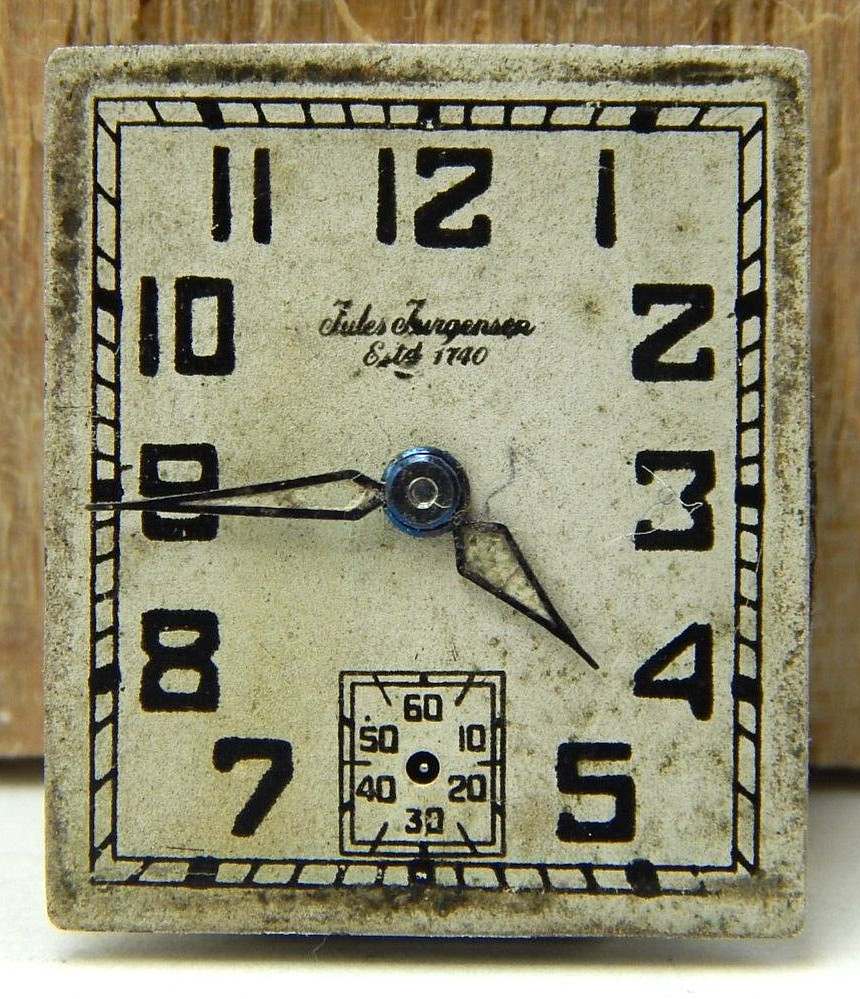 Vintage Jules Jurgensen 17 jewel 51805 wrist watch movement w/ good balance