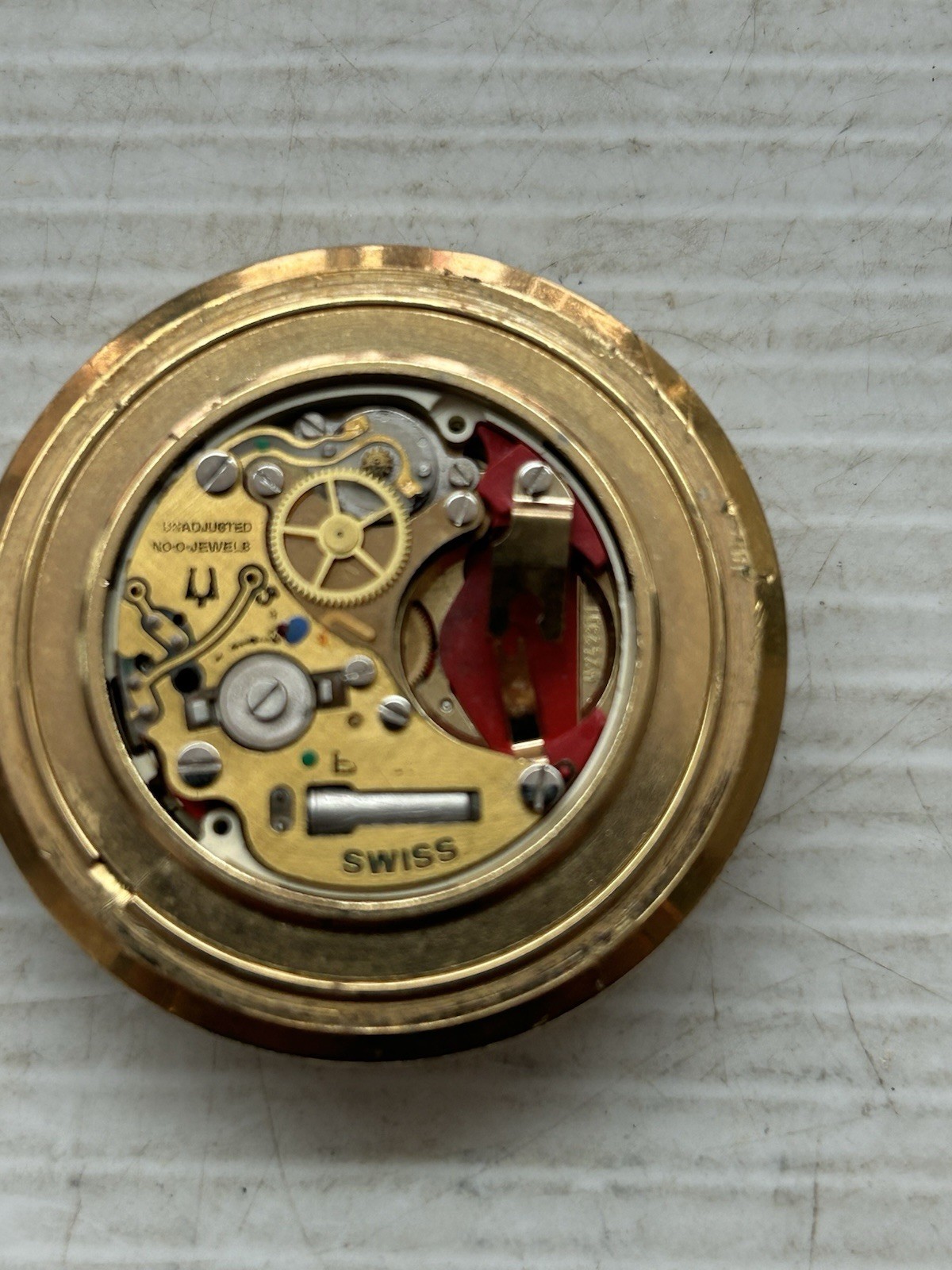 Bulova Accutron Quartz Swiss Pocket Watch for parts or repair