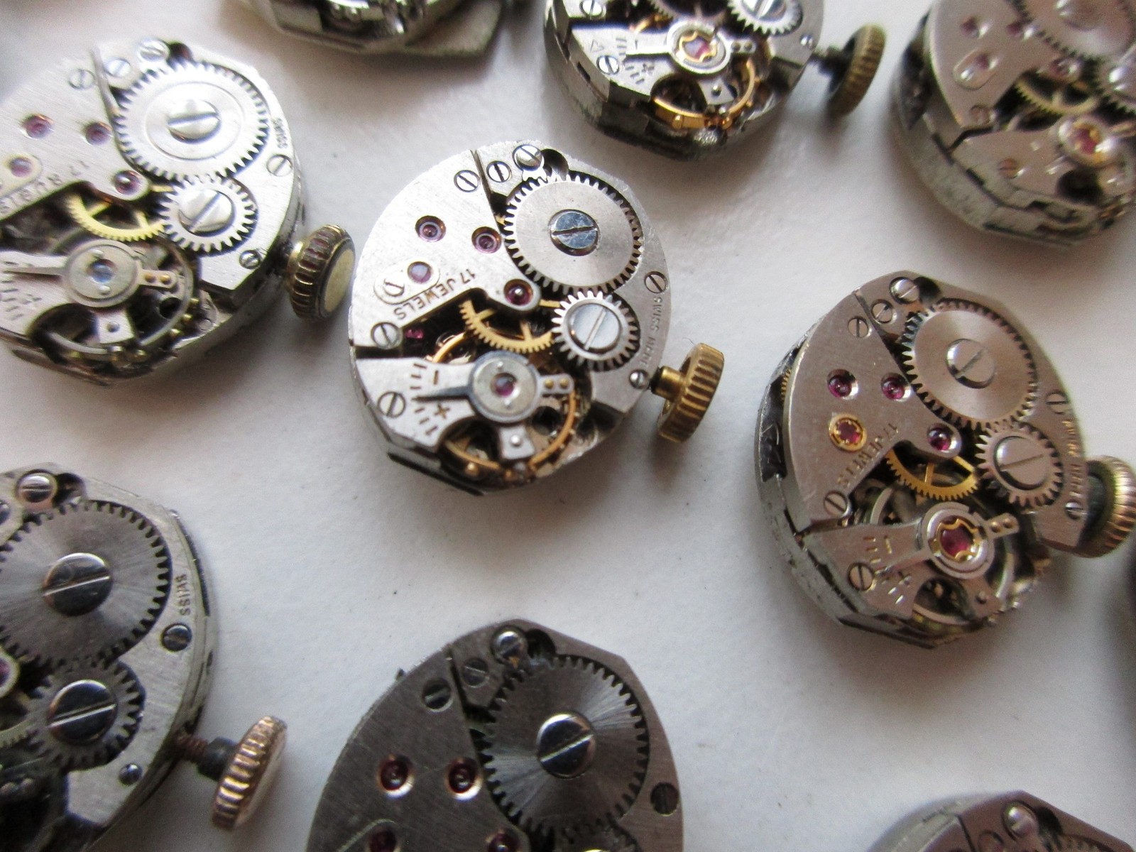 AS A. Schild cal. 1012 Swiss watch movements (50+) for parts