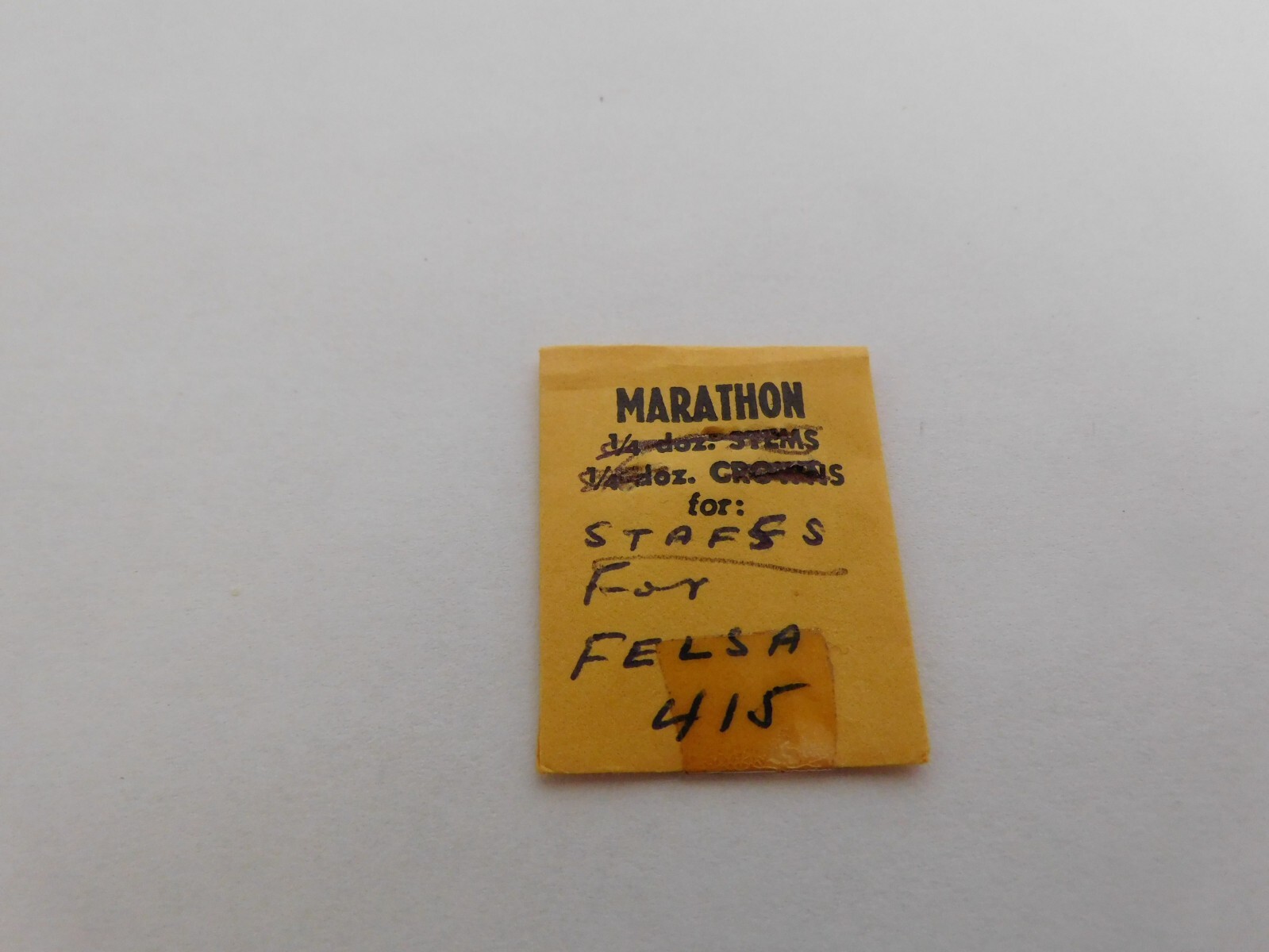 FELSA 465 BALANCE STAFF 3 PIECES. NEW OLD STOCK