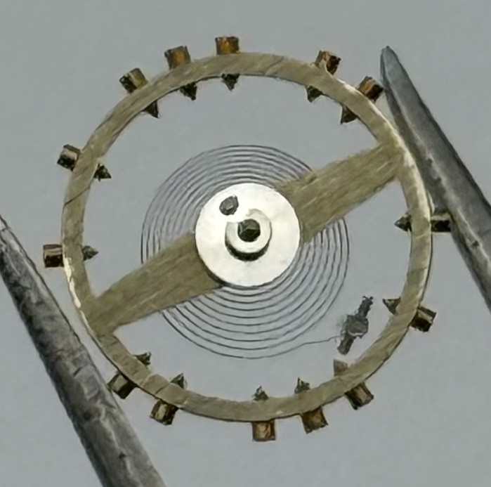 MST 340 Balance Wheel Complete And Spring 6¾’’’ Renata 574 Watch Movement Parts