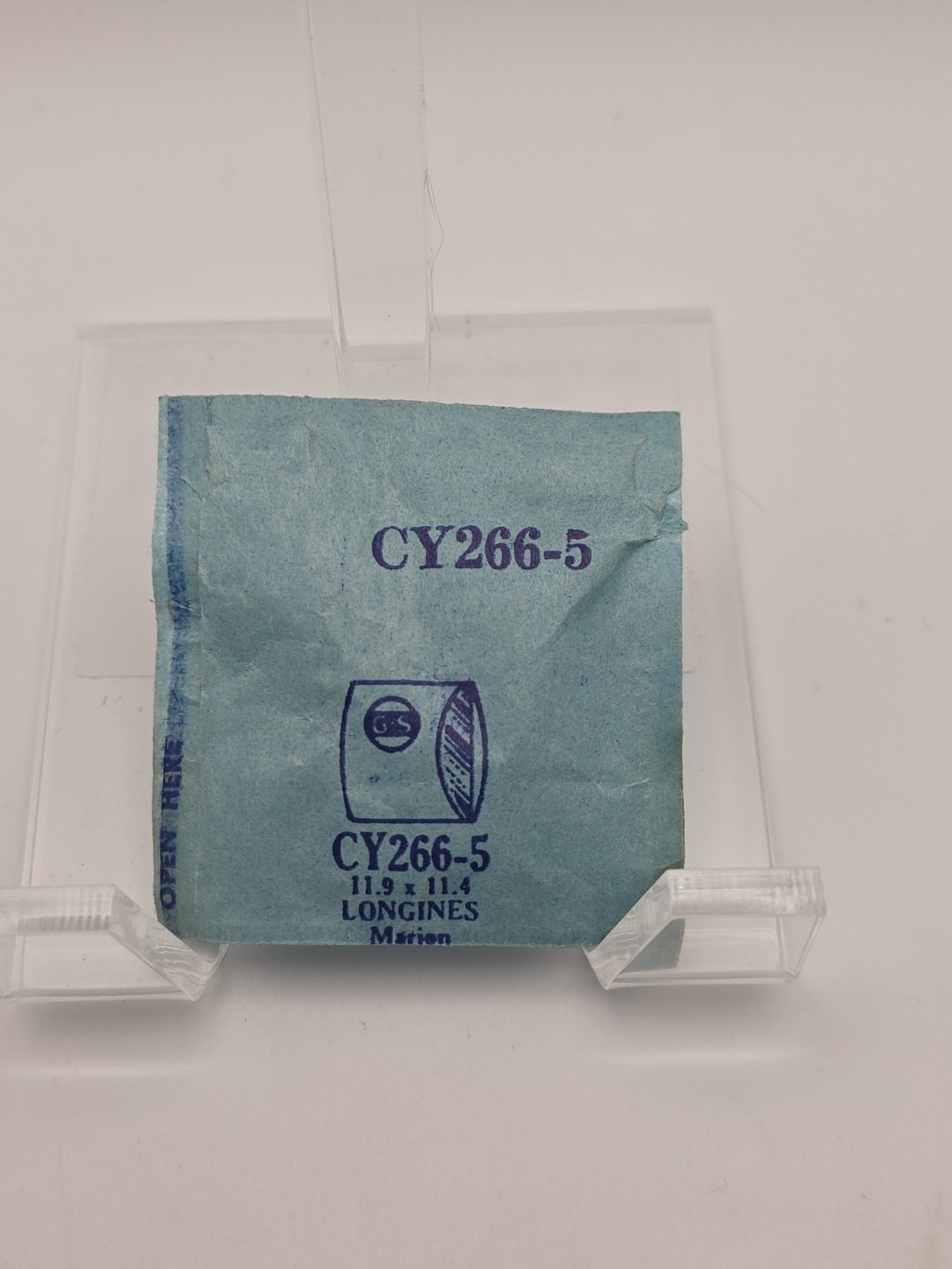 G-S Watch Crystal CY266-5 Longines Marion 11.9X11.4