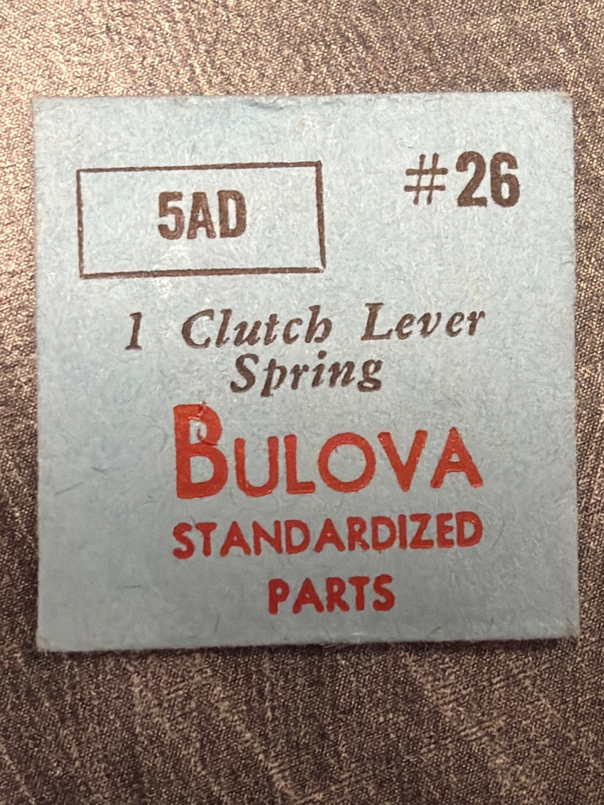 Bulova #26 Clutch Lever Spring NOS – Various Calibers – Factory Sealed