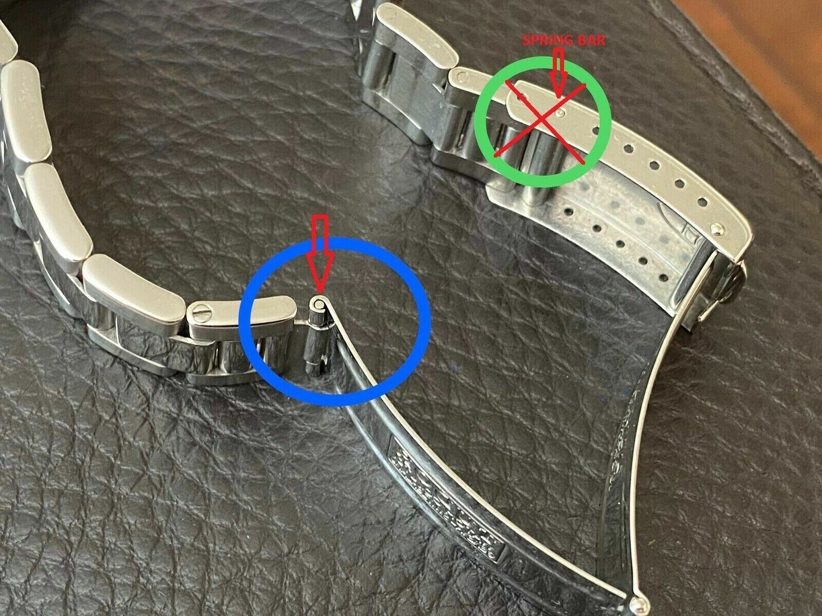 WATCH BAND RIVET PIN FOR ROLEX JUBILEE OYSTER CLASP BUCKLE LADY MEN STAINLESS