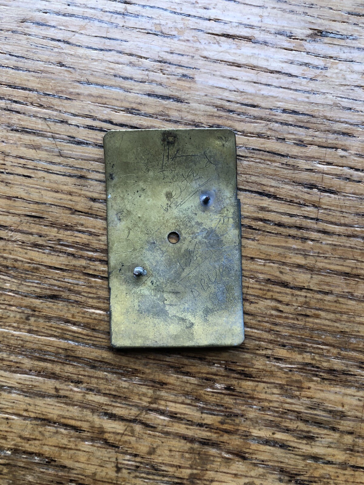 Vintage 1920’s West End Exploding Numerals Rectangular Wristwatch Dial
