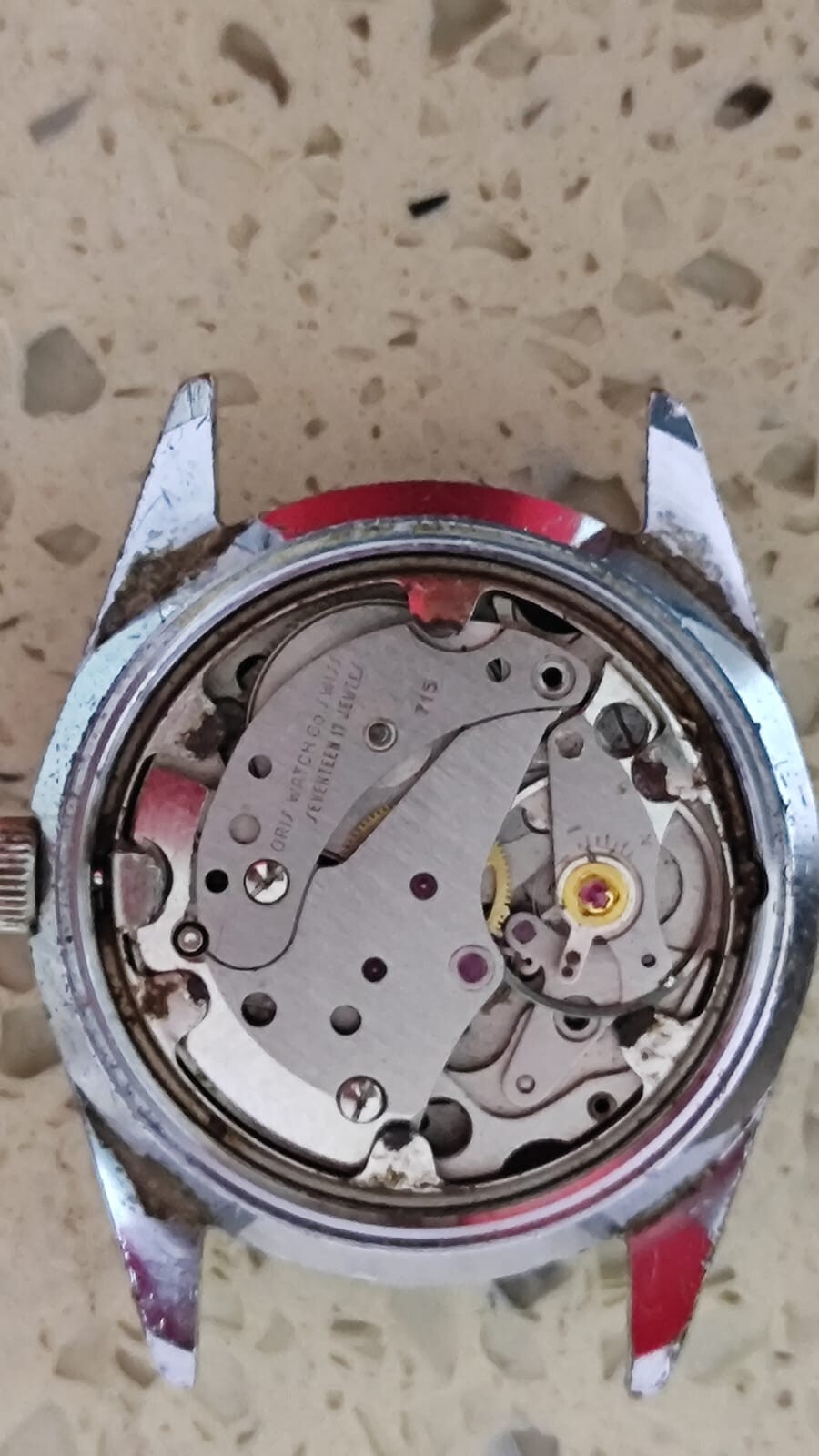 ORIS Cal 715 Hand winding Not Work Good balance -FOR PART OR Repair
