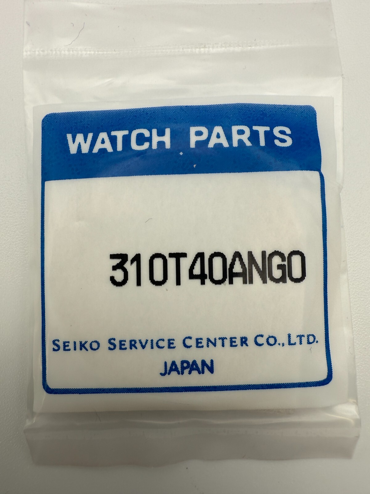 Seiko Original Watch Crystal Part 310T40ANG0 Brand New in Sealed pack