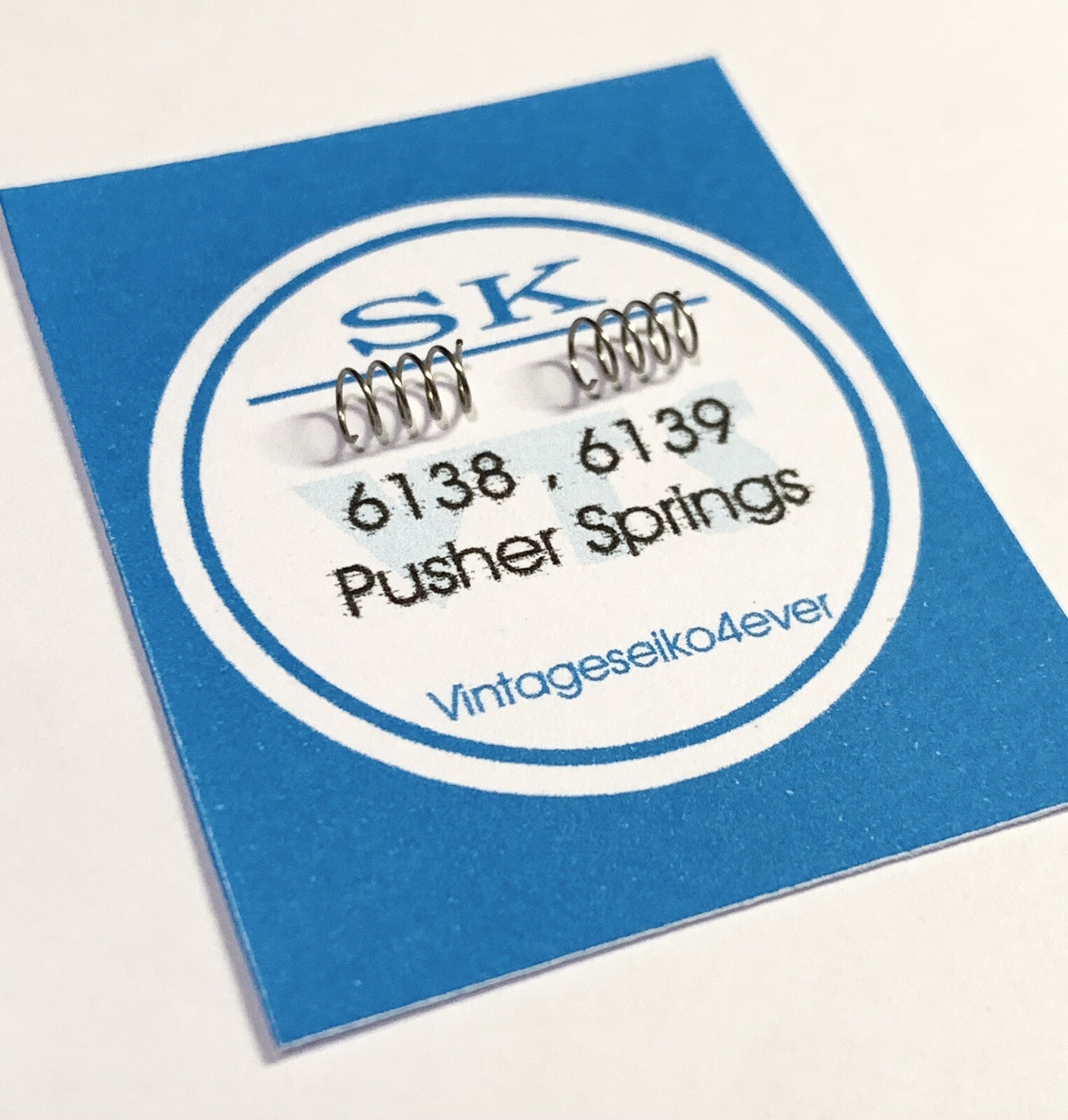NOS GENUINE PUSHER BUTTON SPRING FOR SEIKO 6138 6139 CHRONOGRAPH ALL MODELS