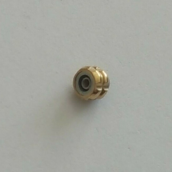 Tissot Gold Plated Crown Part Number T350-357 With Blue Cabochon Stone