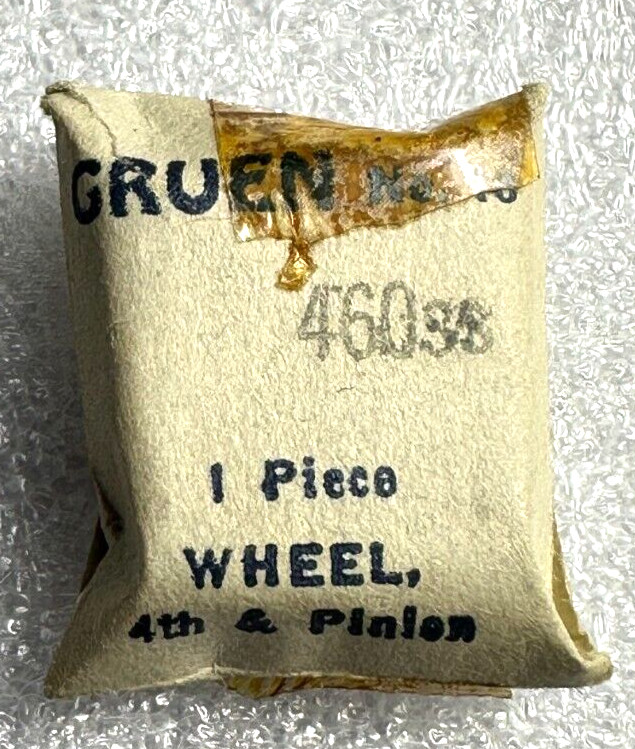 Gruen #18 EB227 CAL460SS WHEEL 4TH AND PINION NOS Jeweler Watch Repair Part WP1