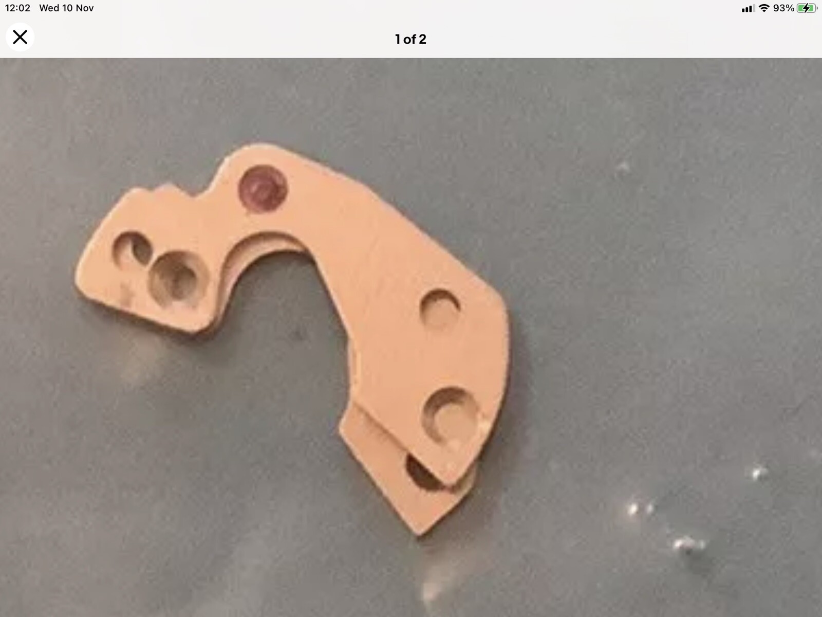 CLASSIC WATCH PARTS.REFURBISHED. RAKETA 2609HA PALLET COCK