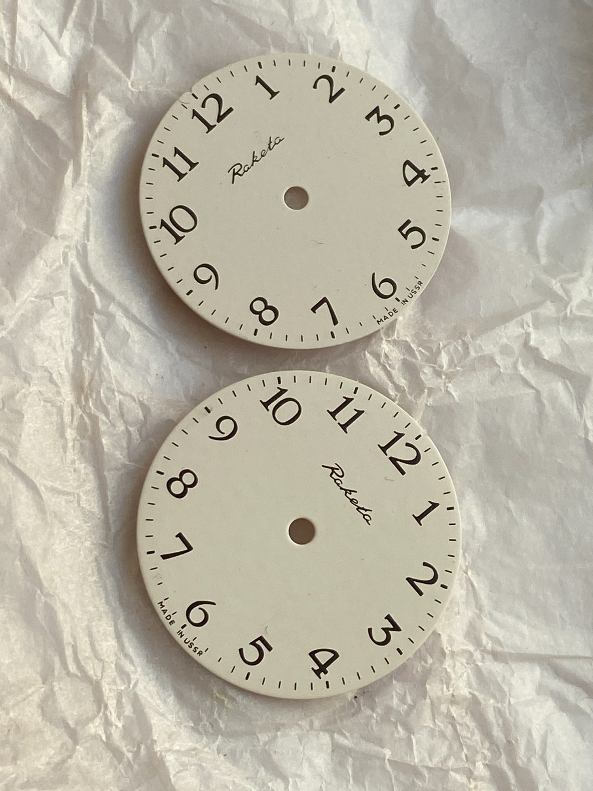 NOS LOT WATCH RAKETA WHITE DIAL 2609 HA FLAT 19 JEWELS NEW OLD STOCK PARTS USSR