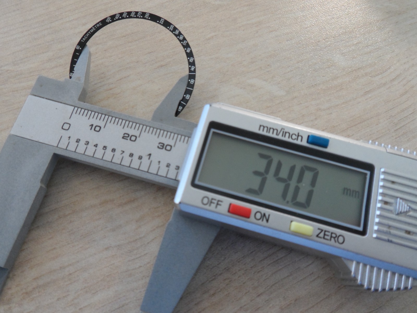 Black Bezel Insert to fit OMEGA Speedmaster 105.003 105.012 145.002 145.012