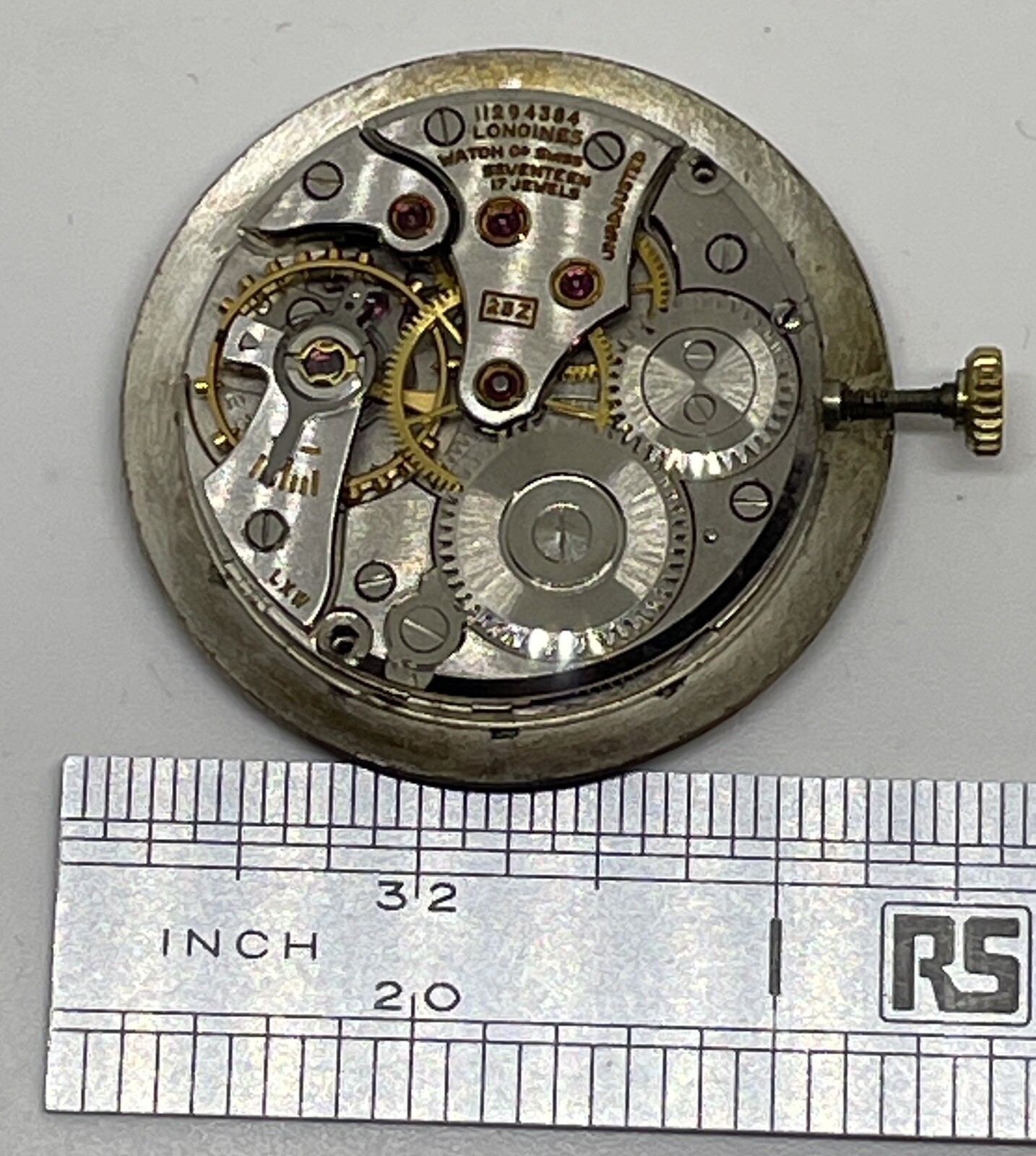 LONGINES 23Z MOVEMENT 17 Jewels Swiss Does Not Run