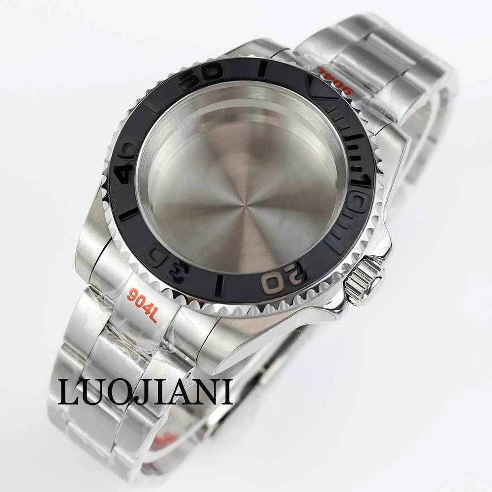 40mm NH35 Steel Case Ceramic Bezel Sapphire 28.5 Dial Jubilee Strap