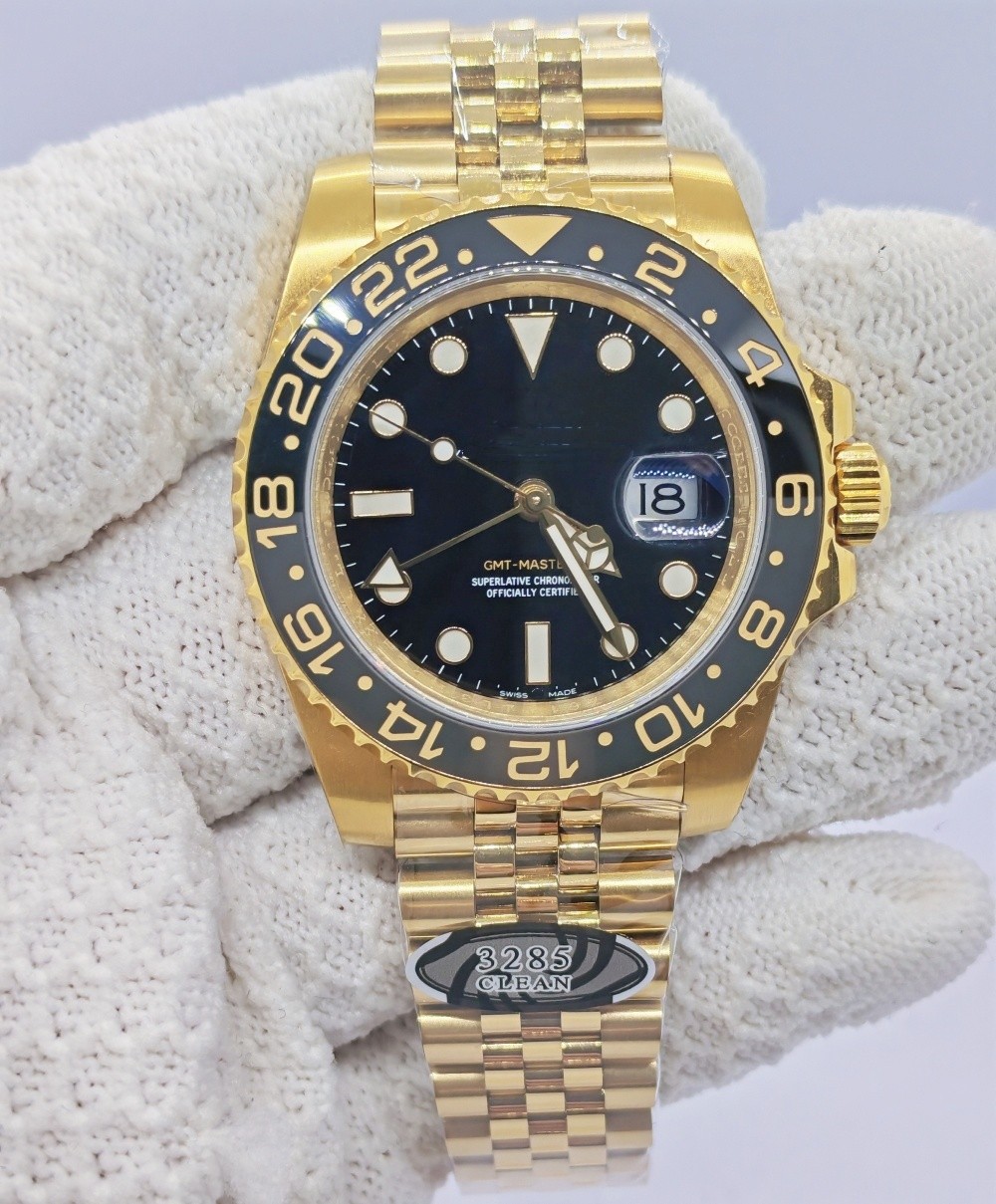 DIY SET for 3285 watch case + dial + hands + Stainless Steel Strap 40mm