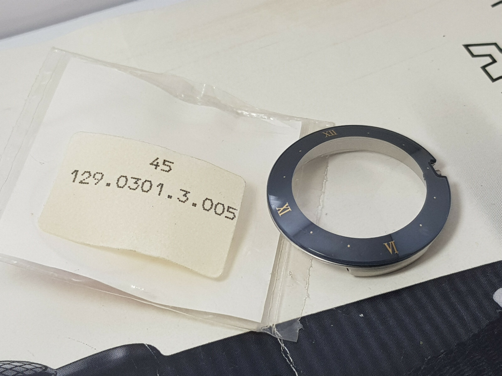 NOS CASE AND CRYSTAL RADO DIASTAR 129.0301.3 005 ceramic