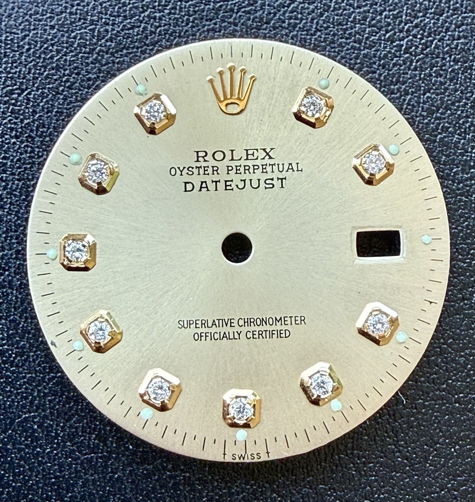 Rolex Datejust Custom Champagne Diamond Dial 36mm 16013 16233 116233 116203 QS