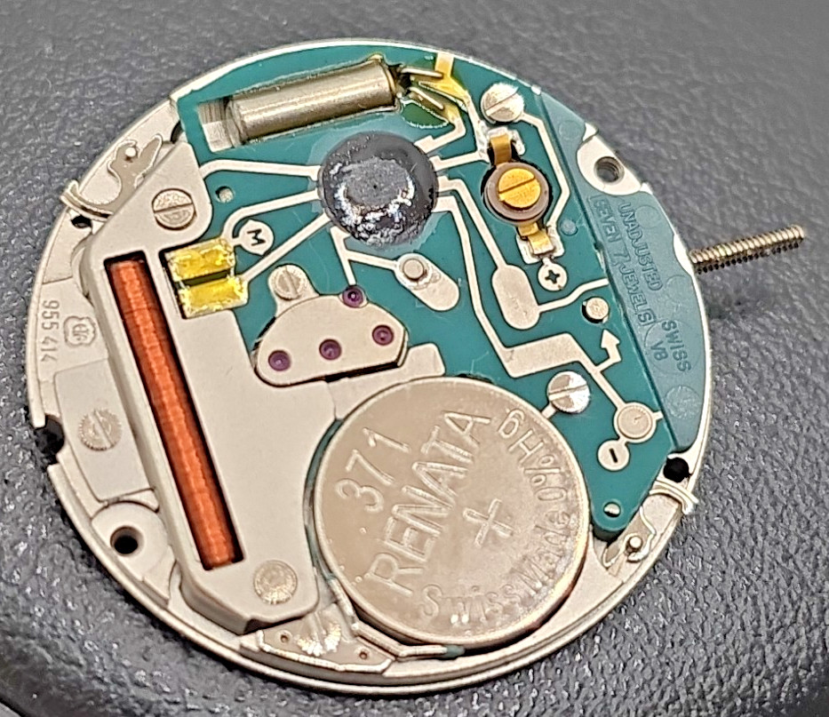 ETA 955.412 955.414 Complete Movement Swiss Made Revised H3 Seconds