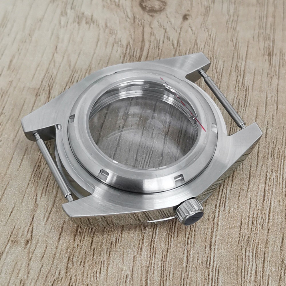 1Pc 41mm Sapphire Glass Watch Case Replacement For NH35/NH36/4R/7S Movement ff