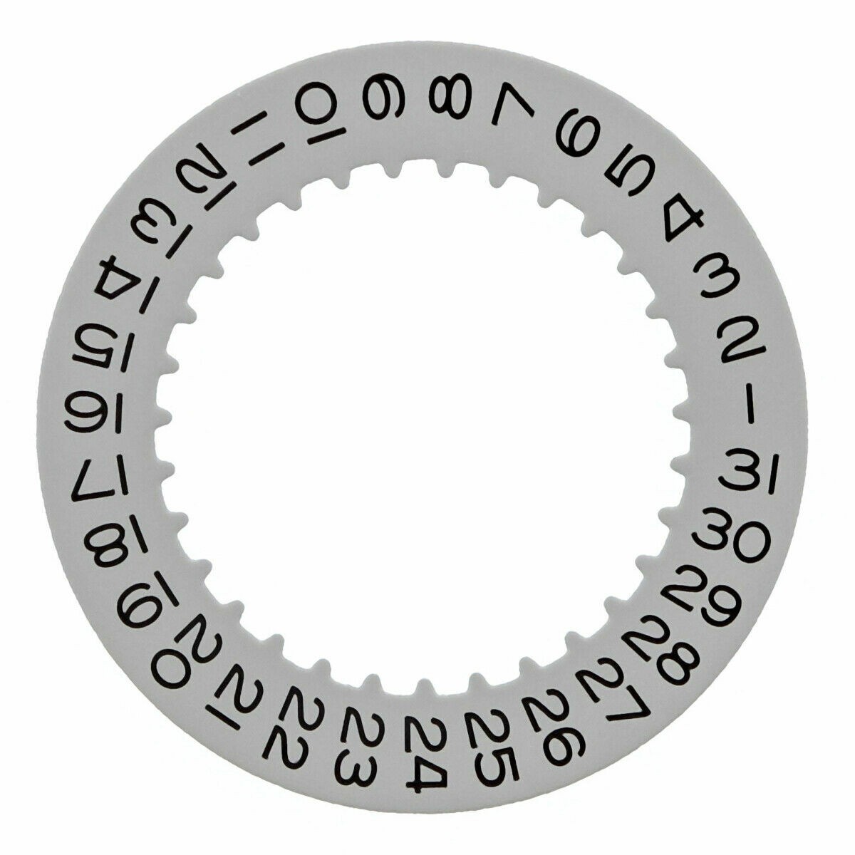 MOVEMENT GREY SILVER COLOR UNIQUE COLOR DATE DISC FOR ROLEX 3135, 3155, 16203