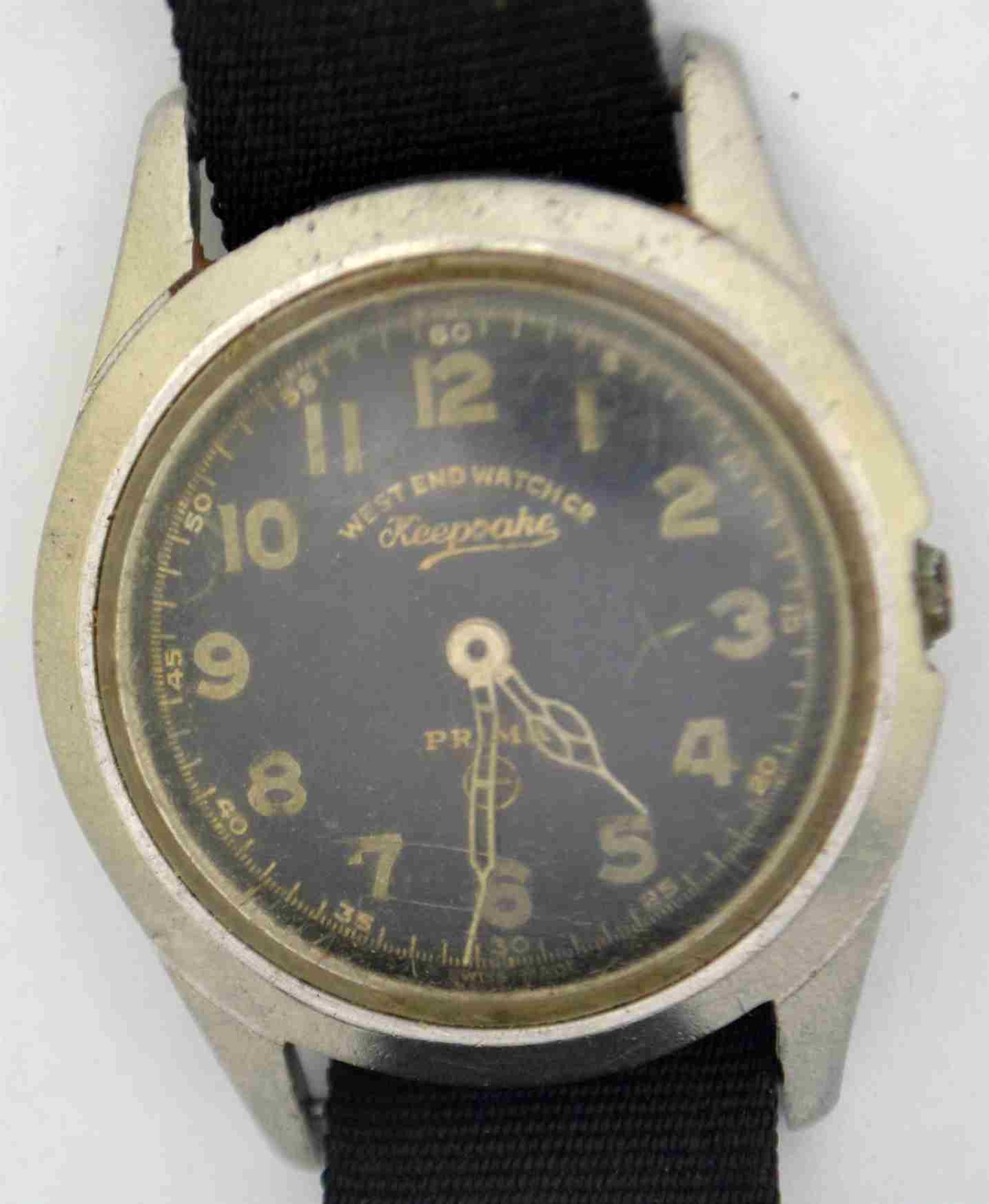 VTG WEST END PRIMA Military Style Steel Wristwatch. Ref: 9010, Cal:68. – Repairs
