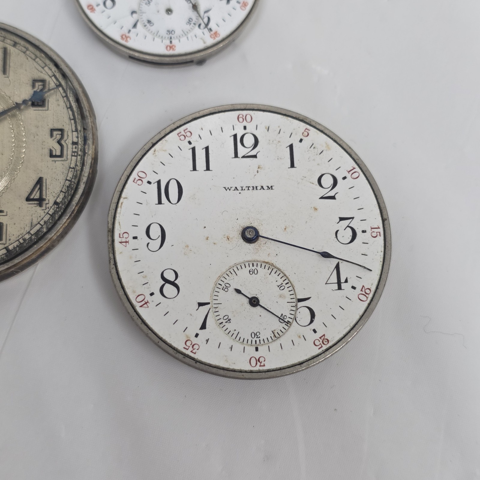 Pocket Watch Variety Movement Mechanical Watch Lot AS-IS Waltham Elgin Illinois