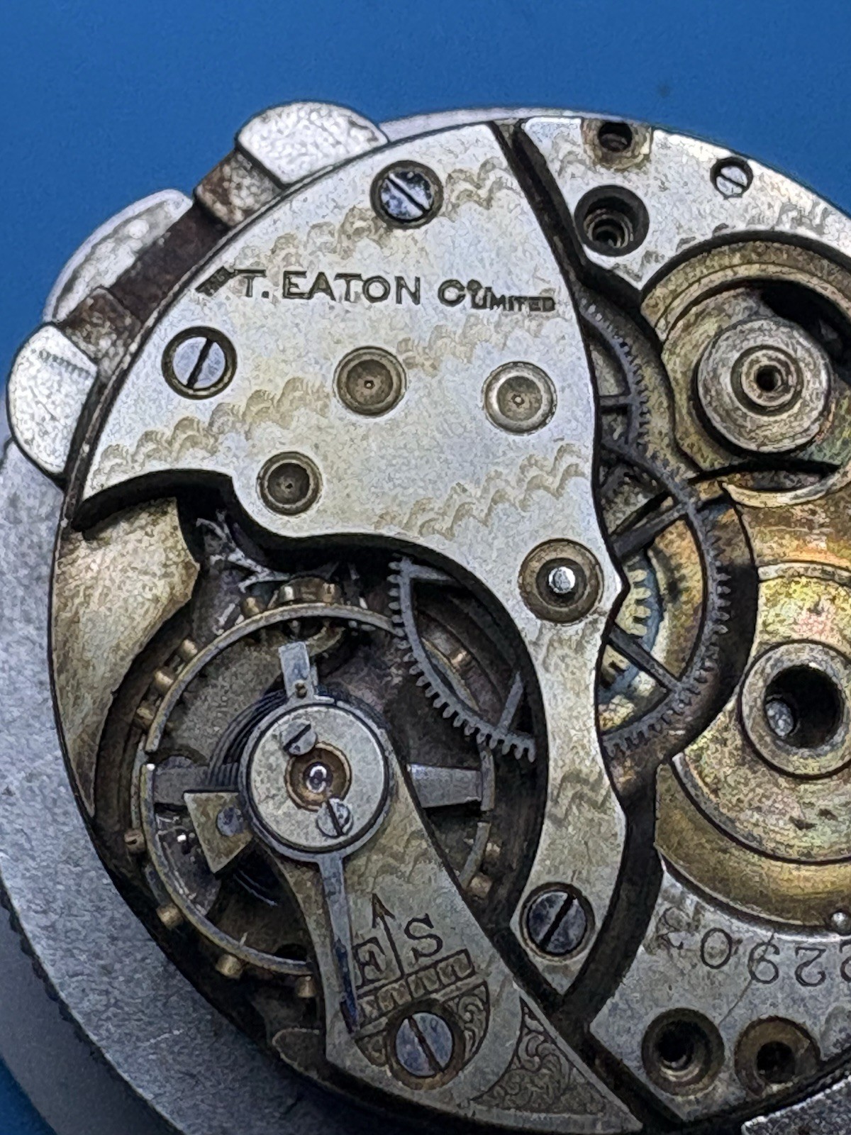 The T.Eaton Co. Limited Wristwatch Movement for parts or repair