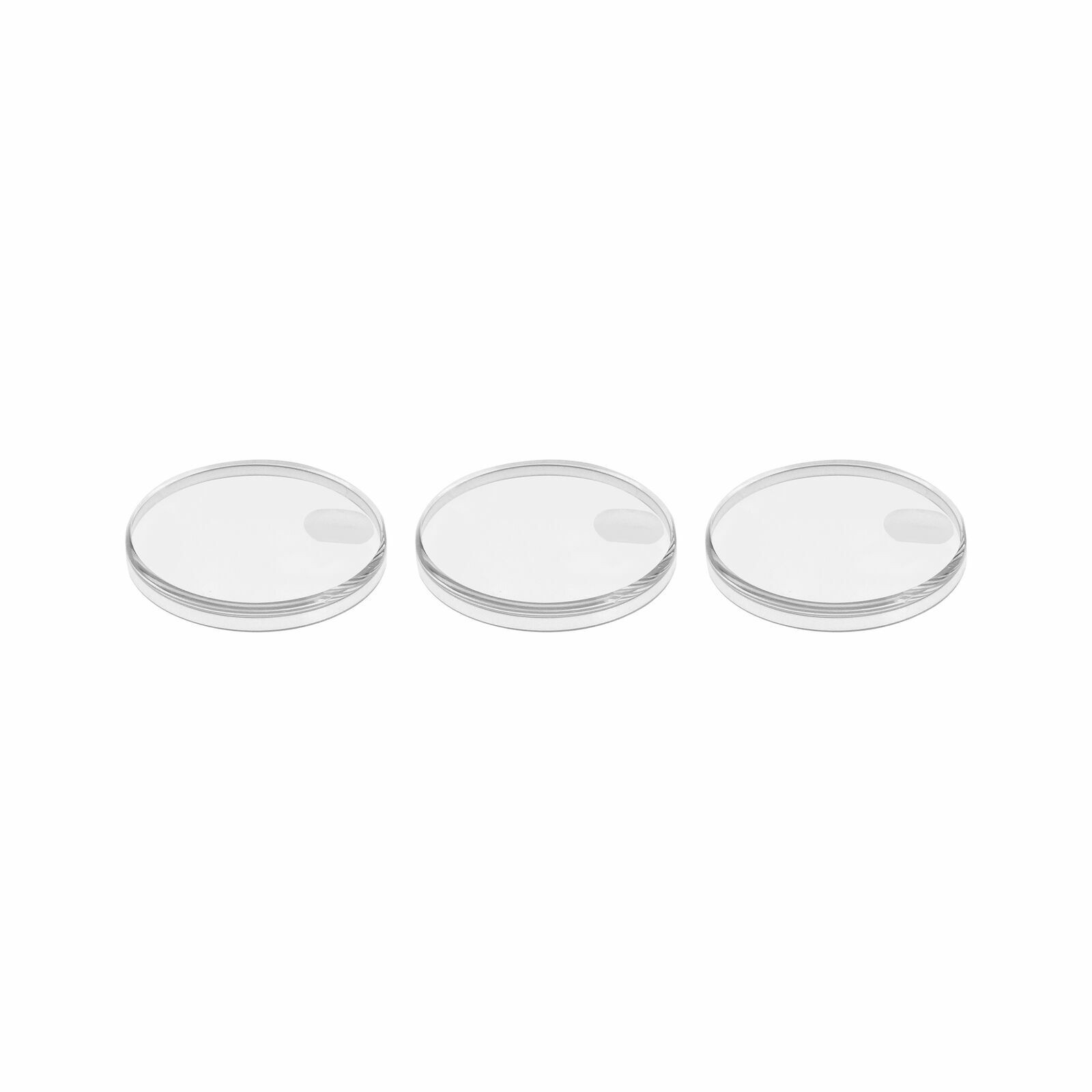 3 PLASTIC PLEXI WATCH CRYSTAL FOR ROLEX LADY DATEJUST 6516 6916 6917 6919 6927