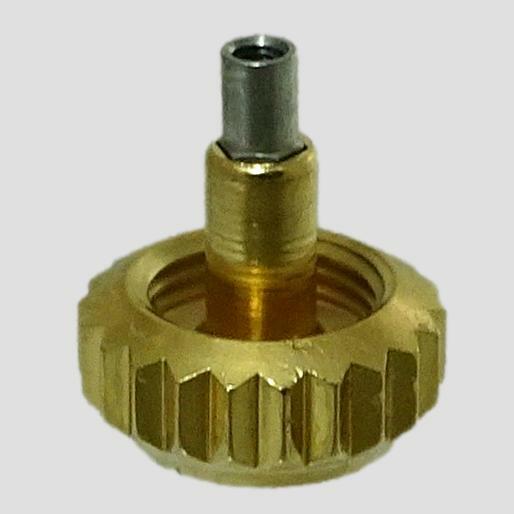 18K SOLID Yellow Gold Rolex 6mm Monobloc Watch Crown Part 24-604-8 116138 116208