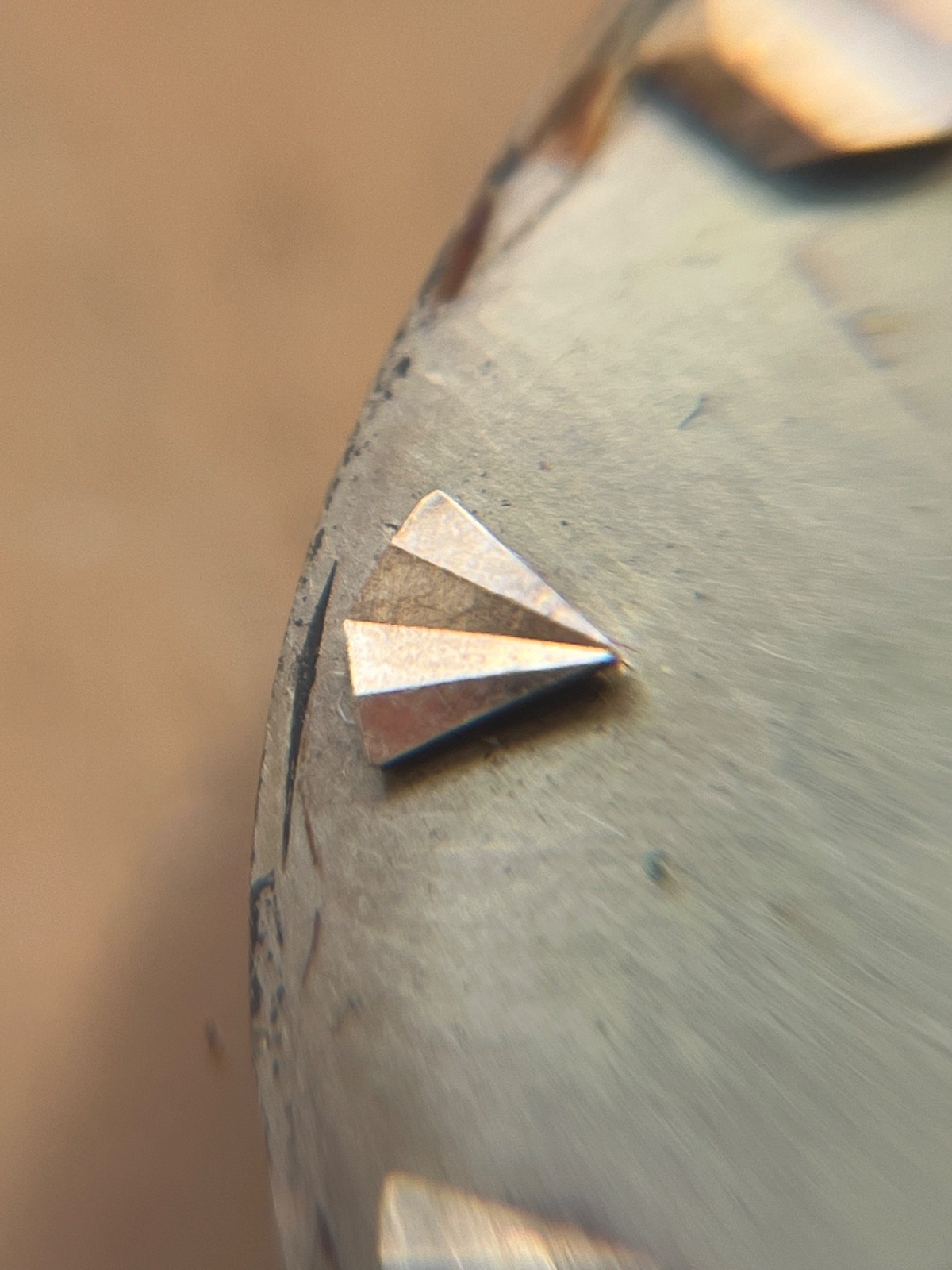 OMEGA PIEPAN DIAL ARROWHEAD 1,2,4,5 etc. STYLE MARKERS, CAL 501, SOLD PER PIECE