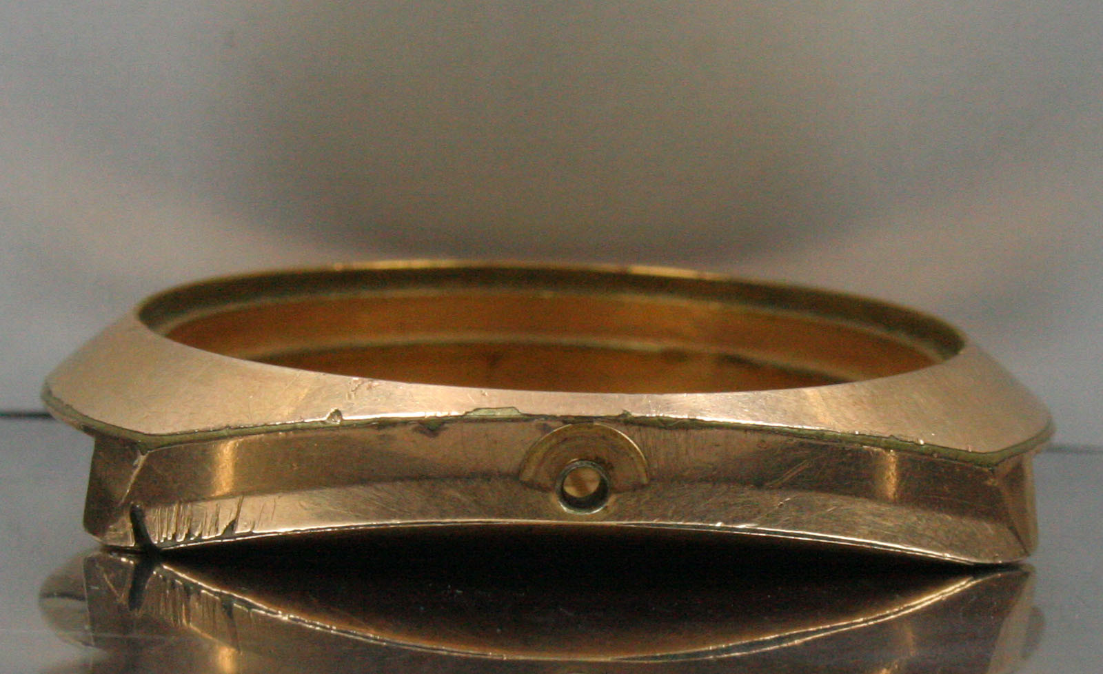 Genuine Omega Seamaster Cosmic Gold Plated Case Only. Ref. 166.035