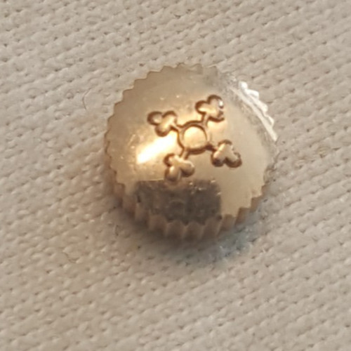 Cortebert Gold Plated Water Resistant Crown