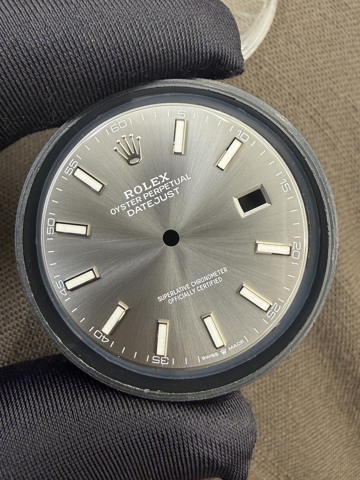 Rolex Datejust 41mm Gray Index Dial ref#126334 Genuine Original Factory
