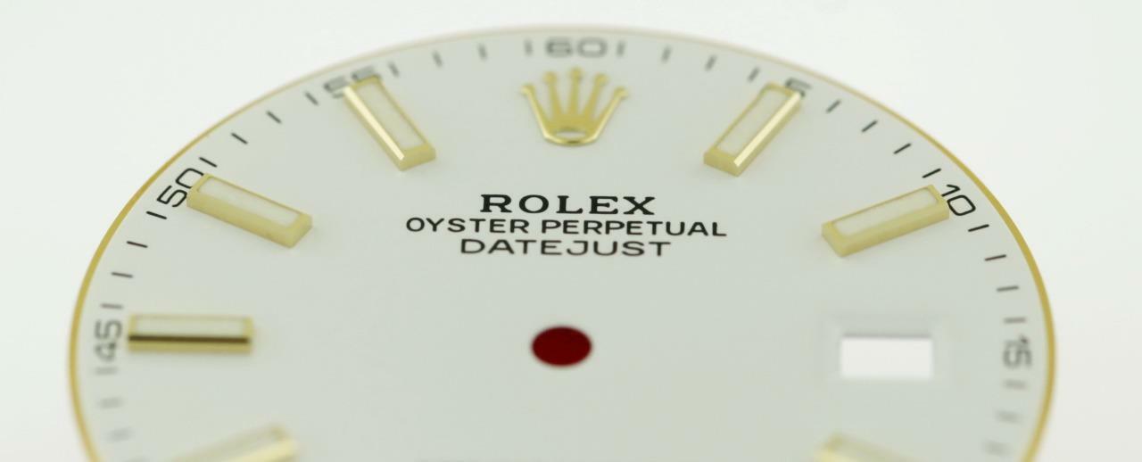 Original Men’s Rolex Datejust 41mm 126333 126303 Gloss White Stick Dial 2/T #P9