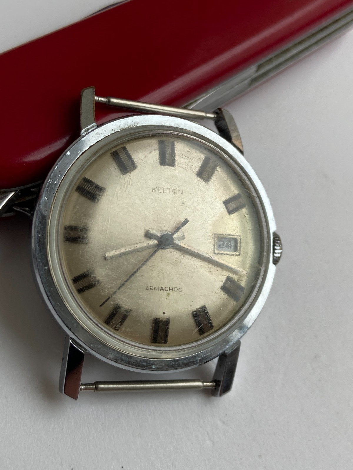 VINTAGE MEN WRIST WATCH SALE FOR PARTS TIMEX KELTON 1973 GREAT BRITAIN