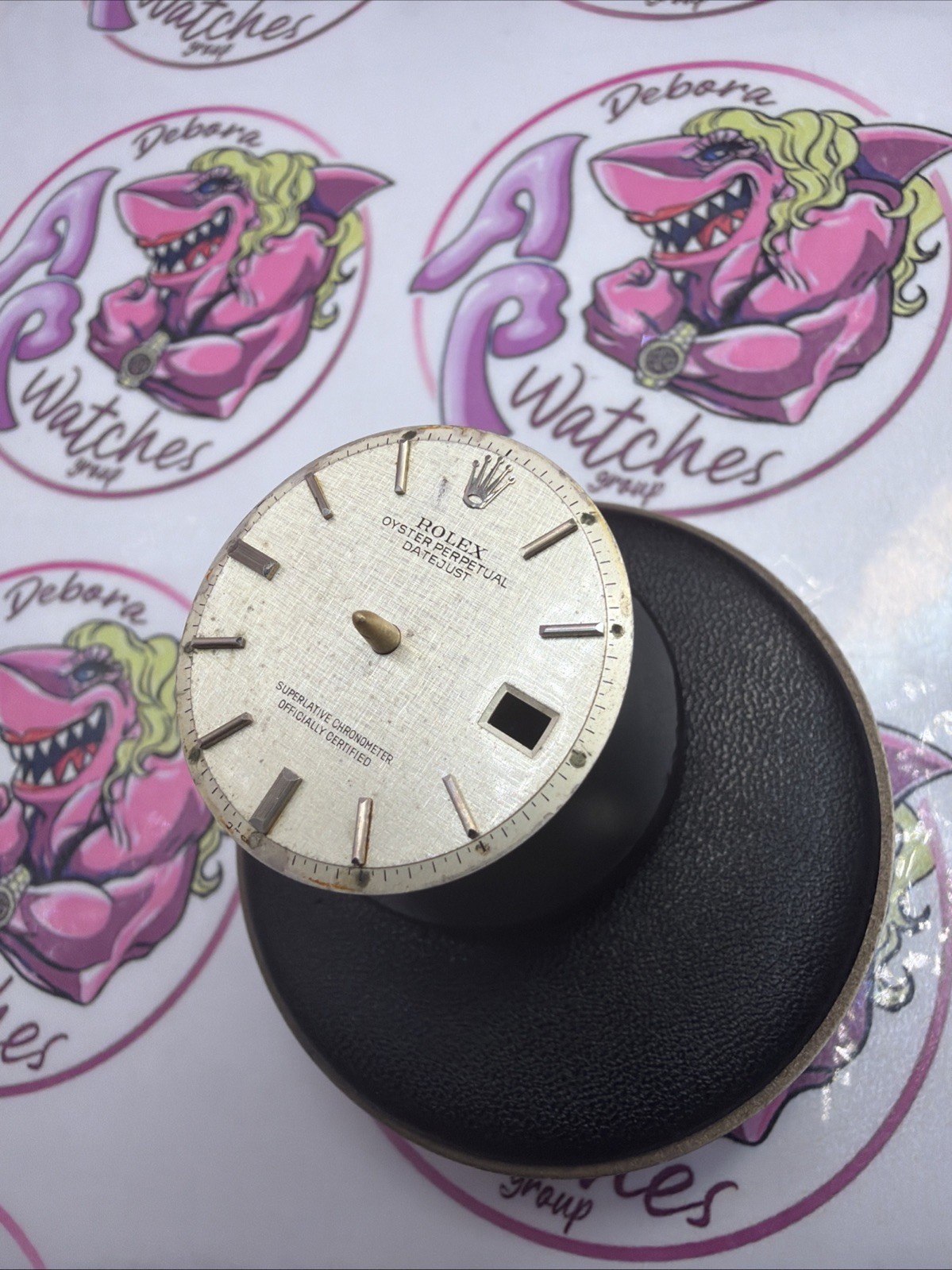Rolex Dial Dial DATEJUST 1601 1603 Cal. 1570 GENUINE LINEN