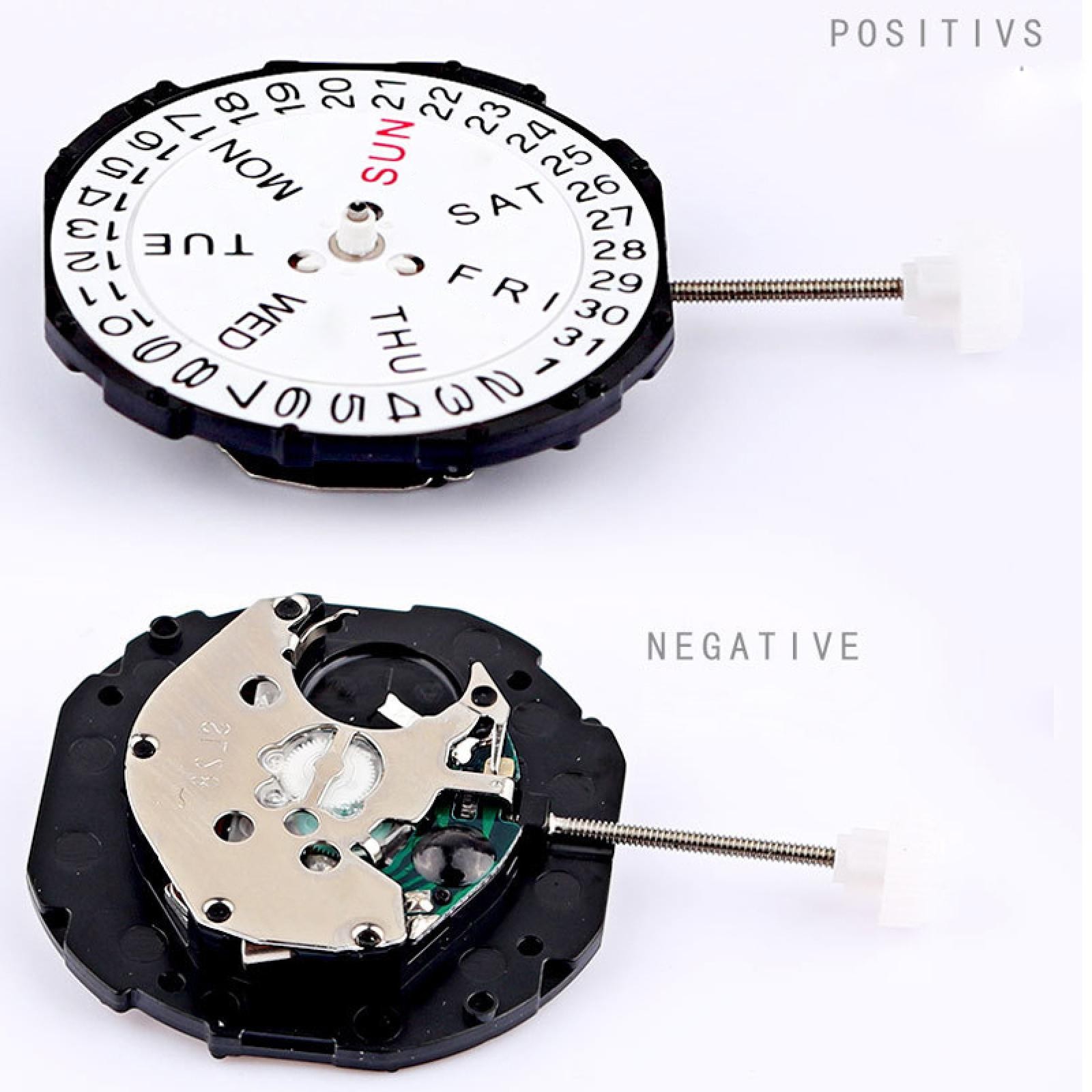 26mm Dual Calendar Day & Date @ 3 Replacement Quartz Watch Movement for SL28