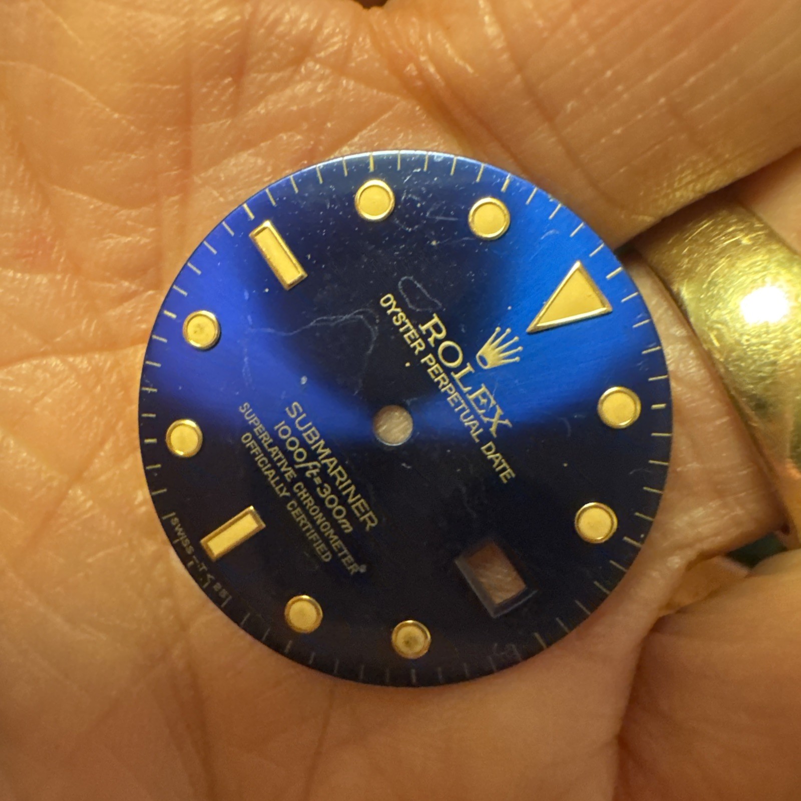 Original Rolex Oyster Submariner Blue Purple 16803 16808 16613 16618 dial (63)