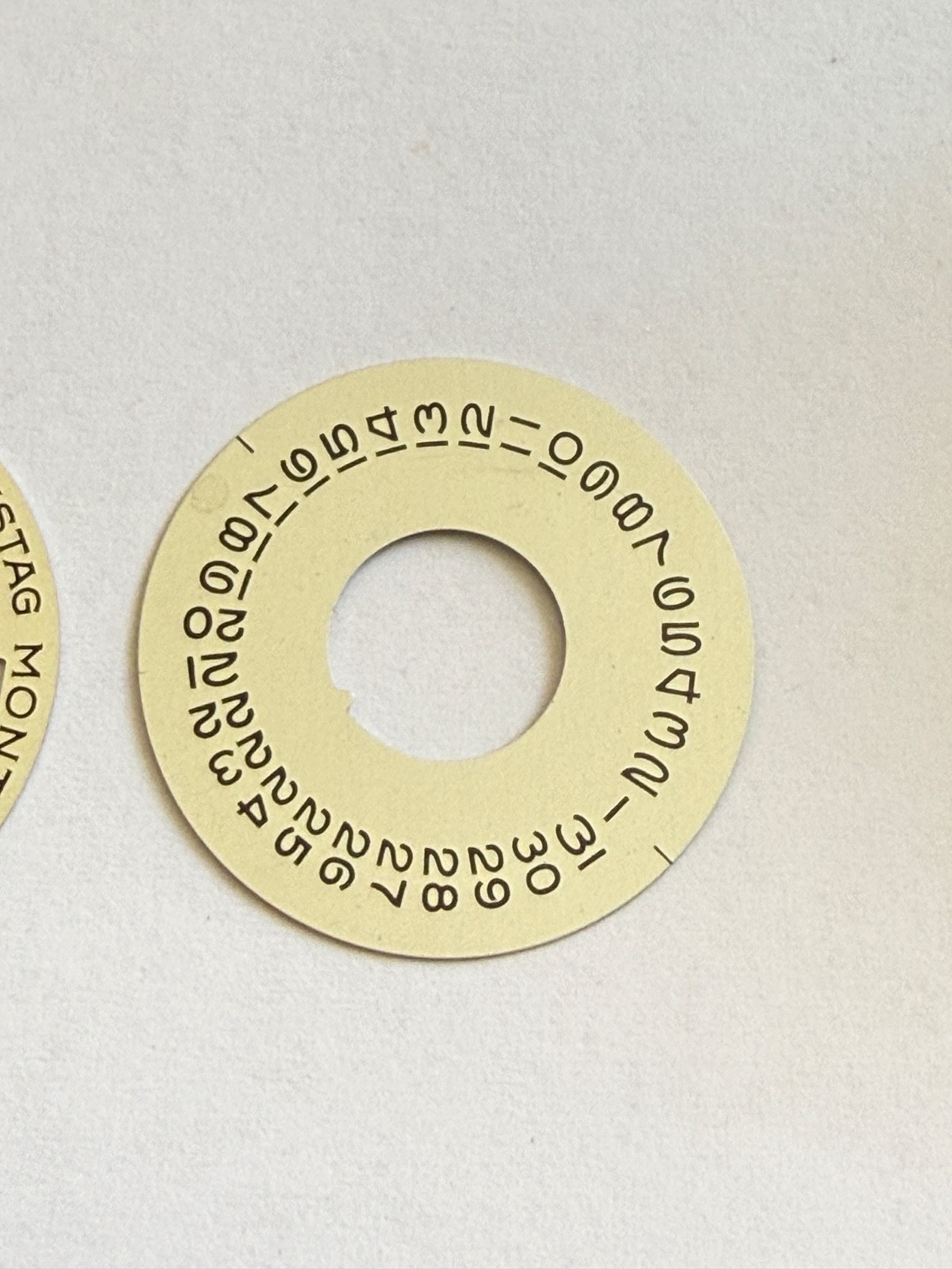Rolex 1555-1556 Deutsch Indicator Disc Date DAY-DATE Champagne 1803 1802 1807