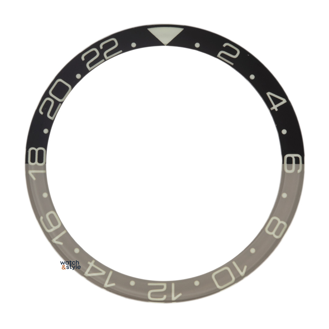 GI1575 SKX007/SRPD Flat Glass Bezel Insert – Lumed GMT B. Wayne