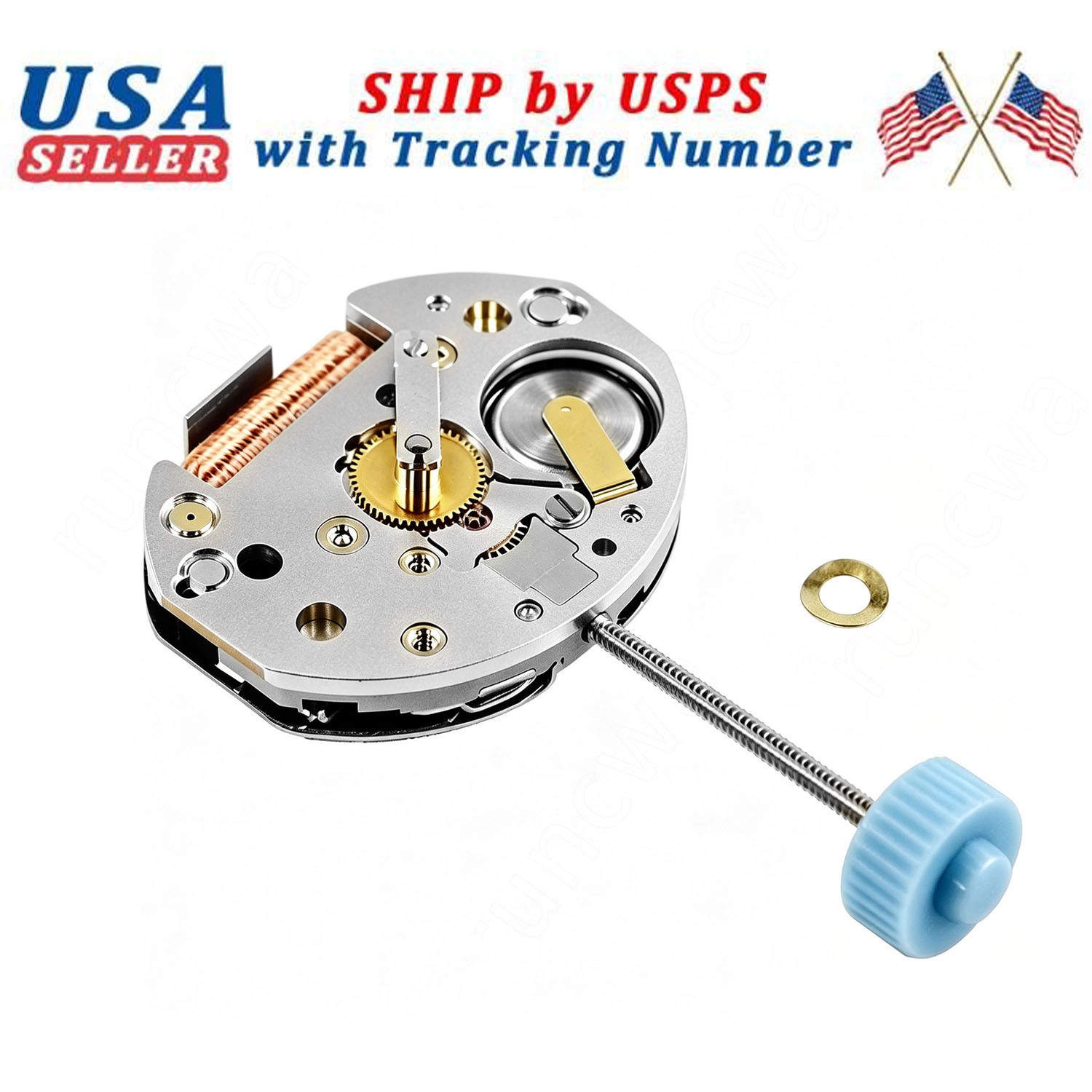 OEM Watch Movement w/ battery For Ronda 751 movement 2 Hand Height 3.6mm Swiss