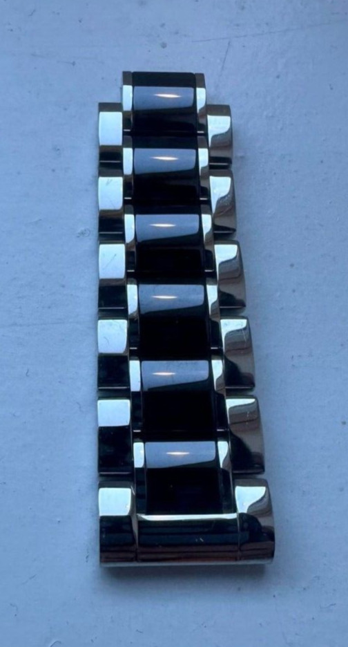 1x Tag Heuer Formula 1 Steel Ceramic 1/2 Bracelet Link BA0867 WAH1312 WAH1314