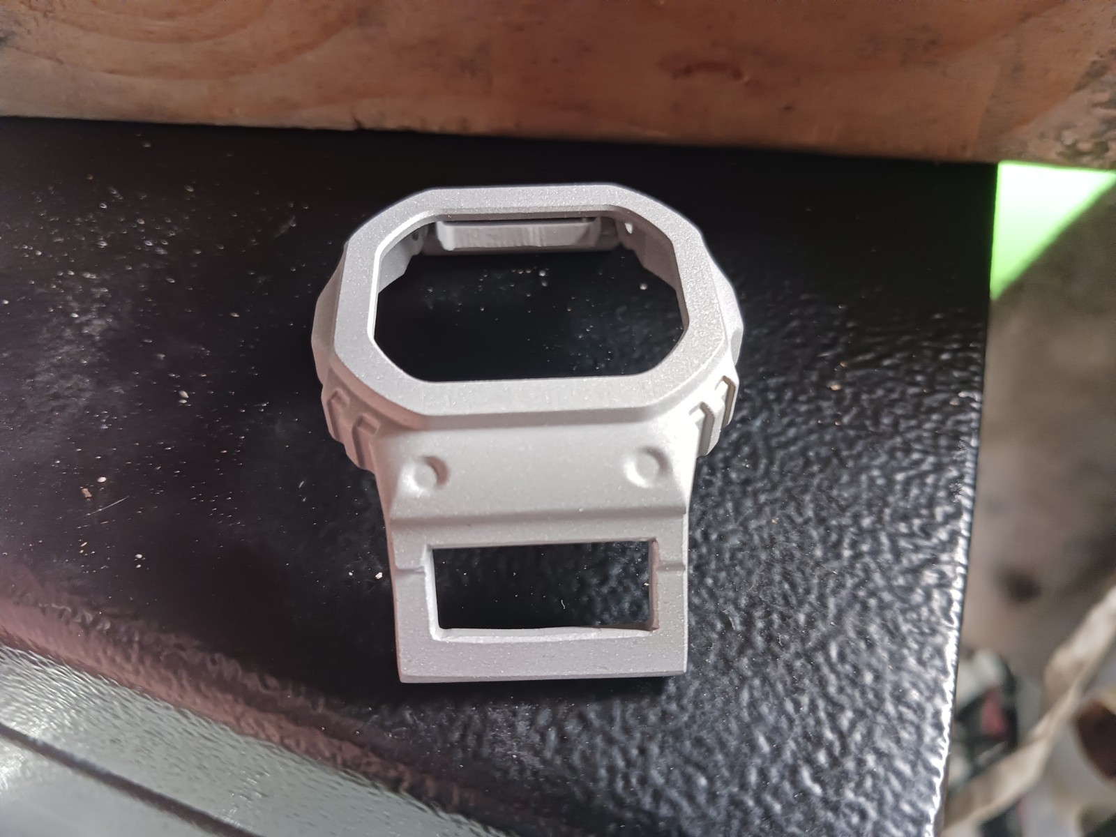 WELDED ONE PIECE DW5600 NATO Stainless SHELL with lugs PLASTIC LUG BYPASS