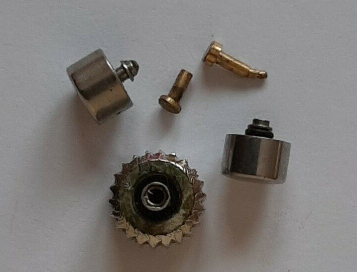 Vintage Eberhard Crown Crown Buttons Countertop Scafograph Scientigraf