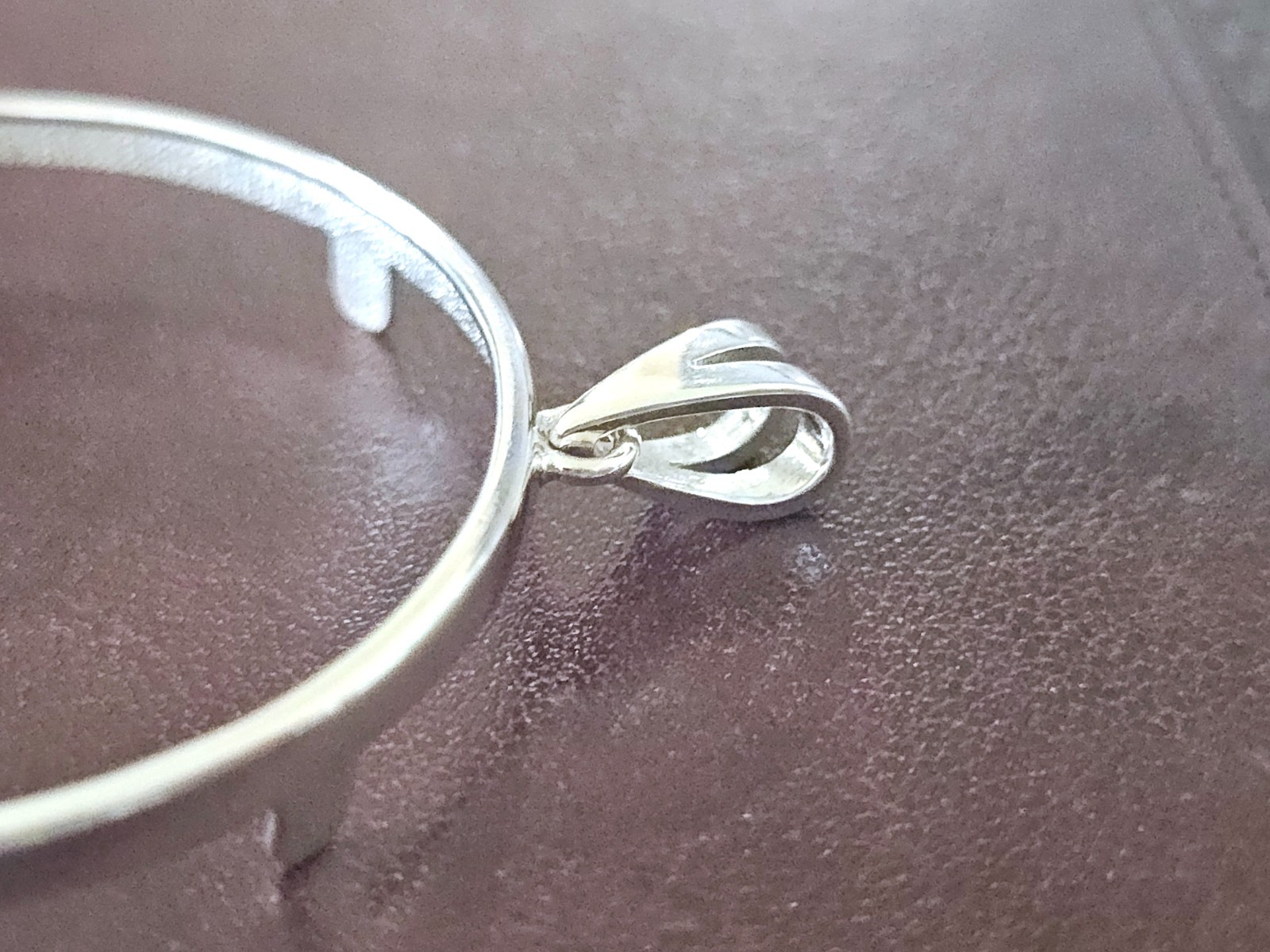 925 Sterling Silver Prong Back Simple Bezel for 38mm 1 Dollar Coins