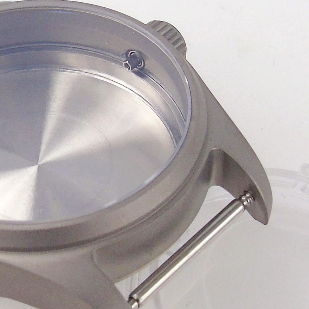 39MM Prevent Allergy Sapphire Glass Titanium Watch Case Fit Japan NH34 NH35 NH36